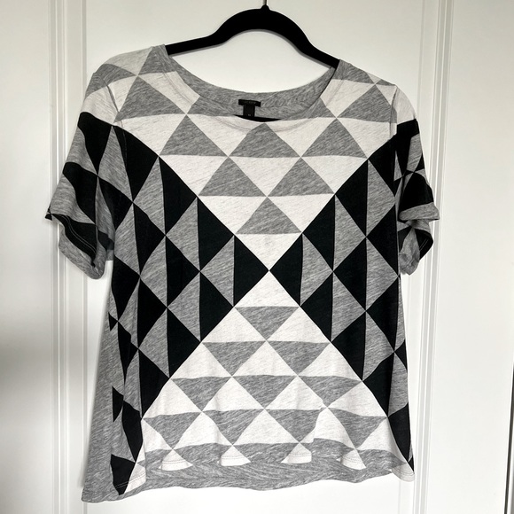 J. Crew Graphic Knit Top SZ M - Picture 1 of 4